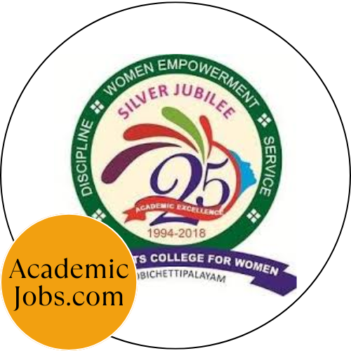 PKR Arts College for Women, Erode logo